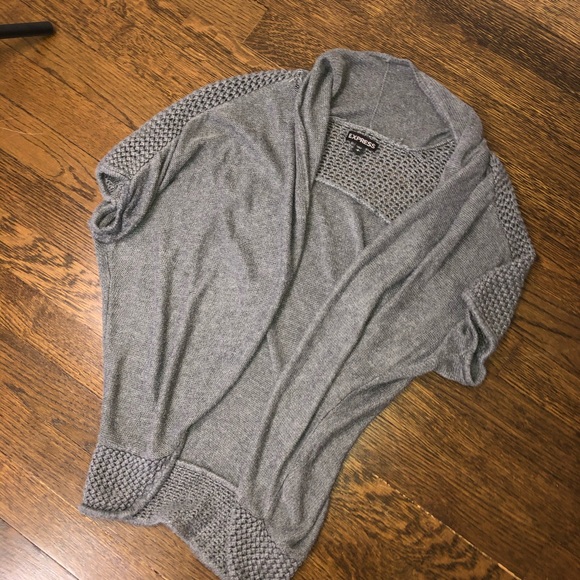 💋💋💋 3 for $20 💋💋💋Grey Express Shrug - Picture 3 of 7
